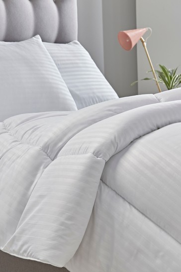 ΠΑΠΛΩΜΑ ALL SEASON MICROSATIN LINE Διπλό 200Χ240 με Βάτα 200γρ/μ2