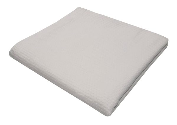Κουβέρτα Πικέ  Sanforized Cotton 100% Υπέρδιπλη 240x260 White
