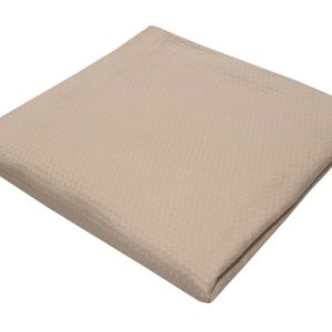 Κουβέρτα Πικέ Sanforized Cotton 100% Υπέρδιπλη 240x260 Beige