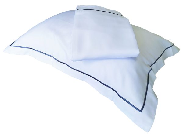 Σεντόνι Cotton Satin Plain Line TC310 Cotton 100% One Line 190x290