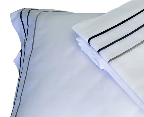 Σεντόνι Cotton Satin Plain Line TC310 Cotton 100% Three Lines 295x310