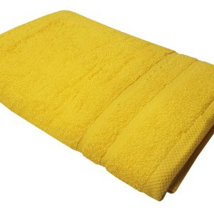 Πετσέτα Πισίνας POOL SUPERB Line Cotton 100% 600gr/m2 Κίτρινη 80x160