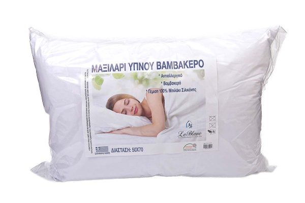 Μαξιλάρι Ύπνου Μπιλάκι Σιλικόνης Cotton 50% - Polyester 50% 850gr 50x70 Μέτριο