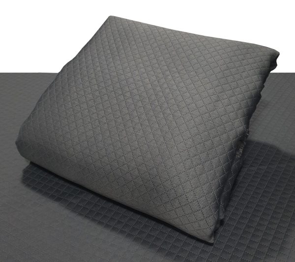 Κουβέρτα Πικέ ΙΣΠΑΝΙΑΣ Polyester 100% Dark Grey Υπέρδιπλη 240x260