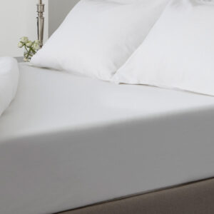 Σετ Σεντόνια Satin Plain TC300 100% Cotton 250x280 Λευκό