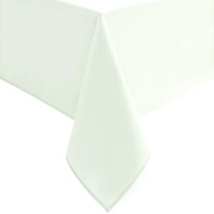 Τραπεζομάντηλο PLAIN LINE Polyester 100% White 160x280