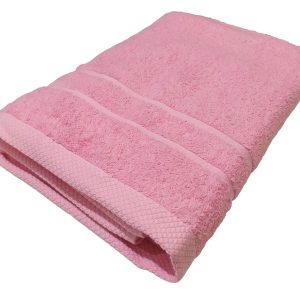 Πετσέτα Πισίνας POOL LUXURY Line Cotton 100% 600gr/m2 Ροζ 80x145
