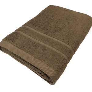 Πετσέτα Πισίνας POOL LUXURY Line Cotton 100% 600gr/m2 Καφέ 80x145