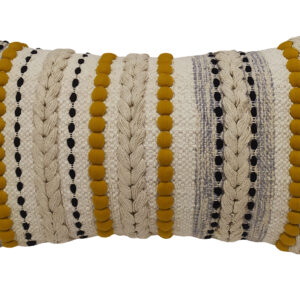 Μαξιλάρι Διακοσμητικό 100% Βαμβάκι SPARSH Natural with Mustard 30x50