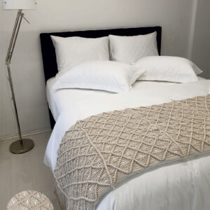 Runner Macrame 100% Βαμβάκι Natural - Υπέρδιπλο 60x230