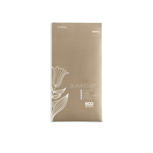 Σετ  Αξεσουάρ Ξυρίσματος ΟΜΝΙΑ  - Ξυριστικη μηχανή + Τζέλ Ξυρίσματος 5ml σε χάρτινη συσκευασία  / Συσκευασία 50τεμ σε πλαστική συσκευασία